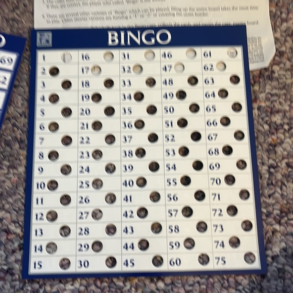 Deluxe Cage Bingo Set Game in wood Box - Picture 10 of 12